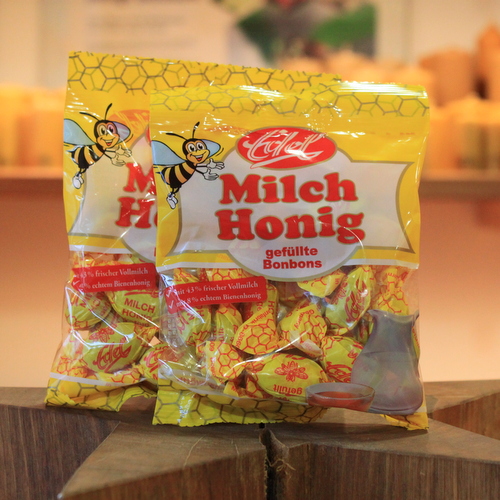 Milch Honig Bonbons